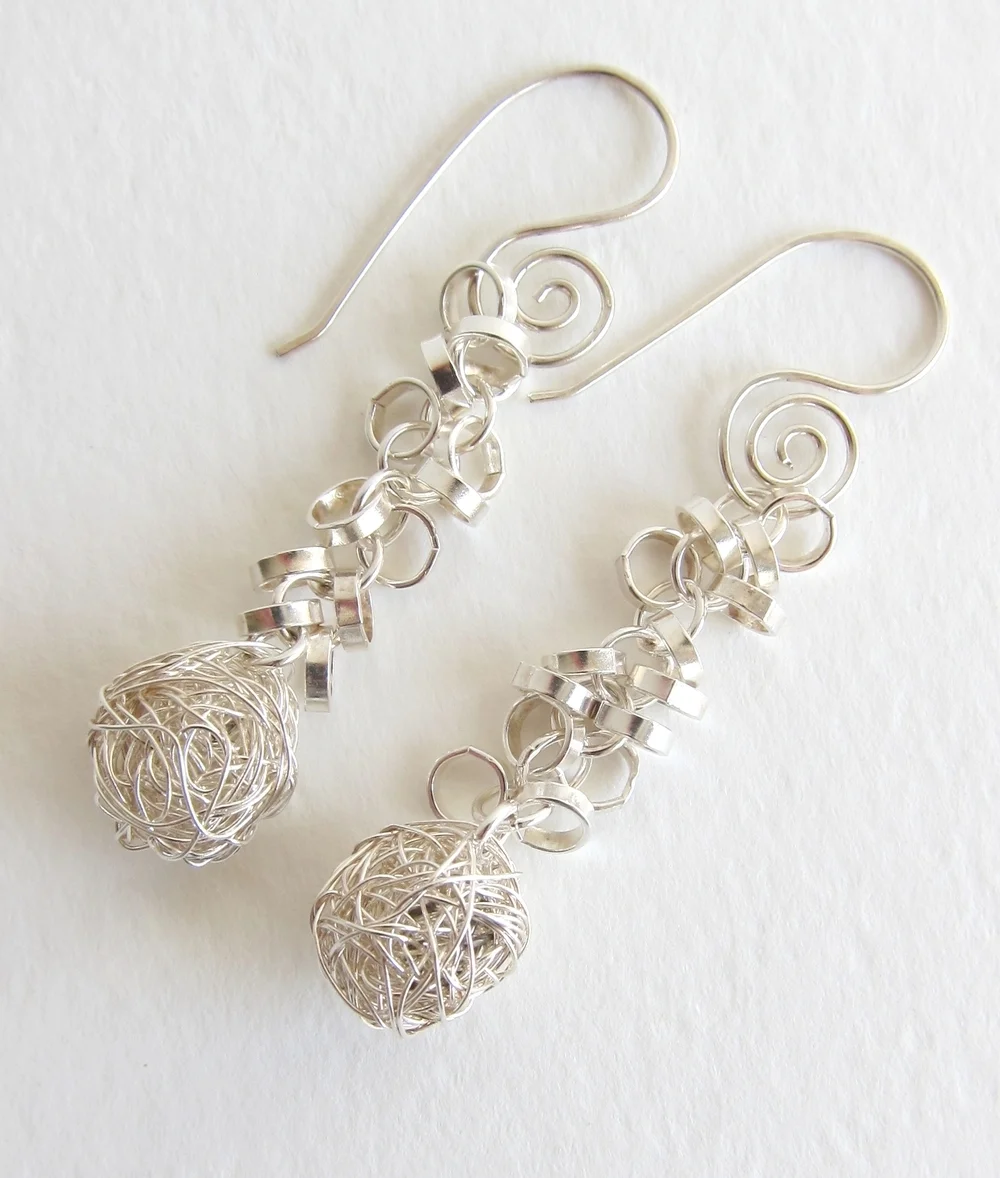 Jewelry Jewellery Silver handmade plonter earrings