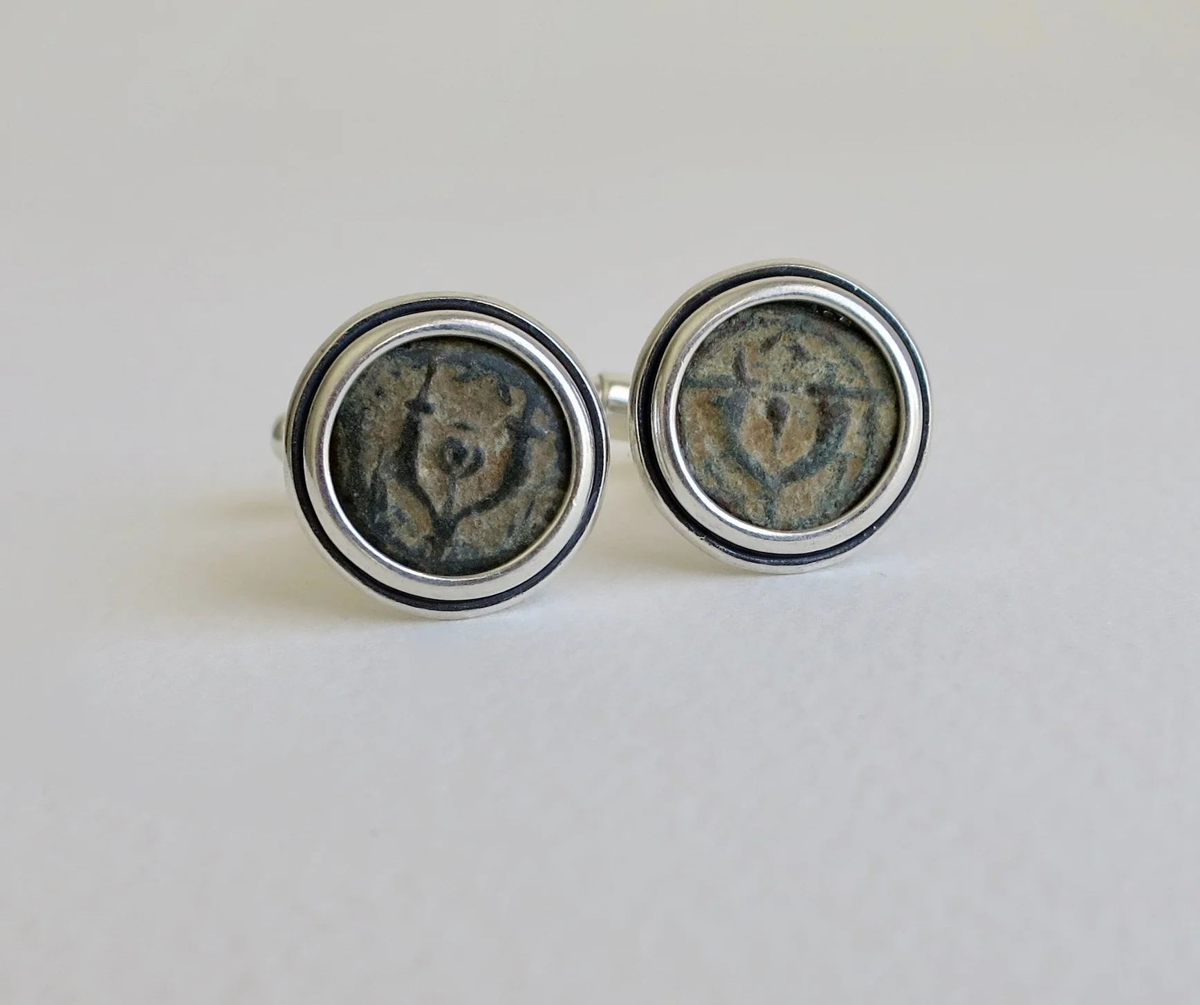 Jewelry Jewellery Widow's mite cufflinks in silver