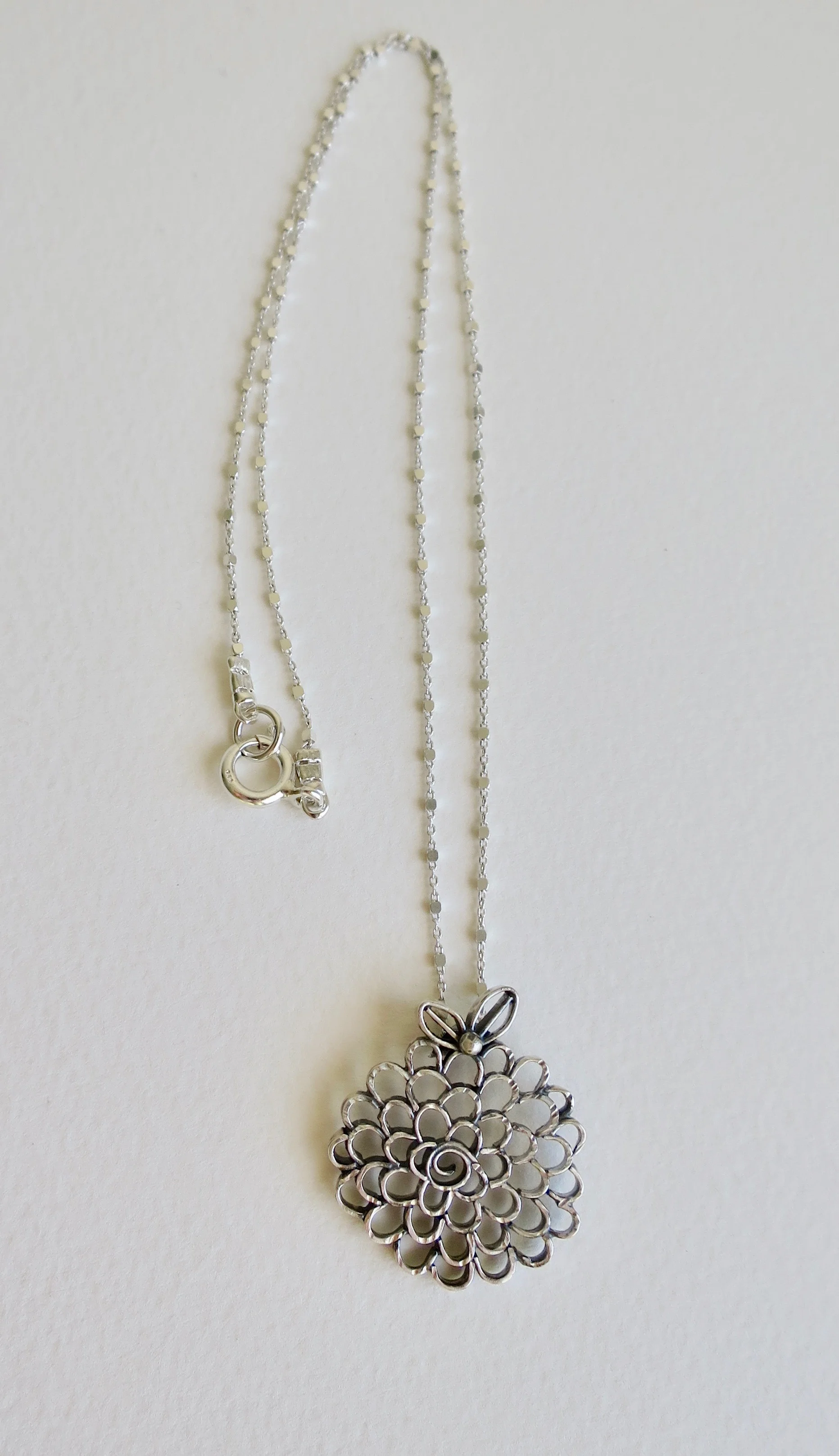 Handmade silver pendant