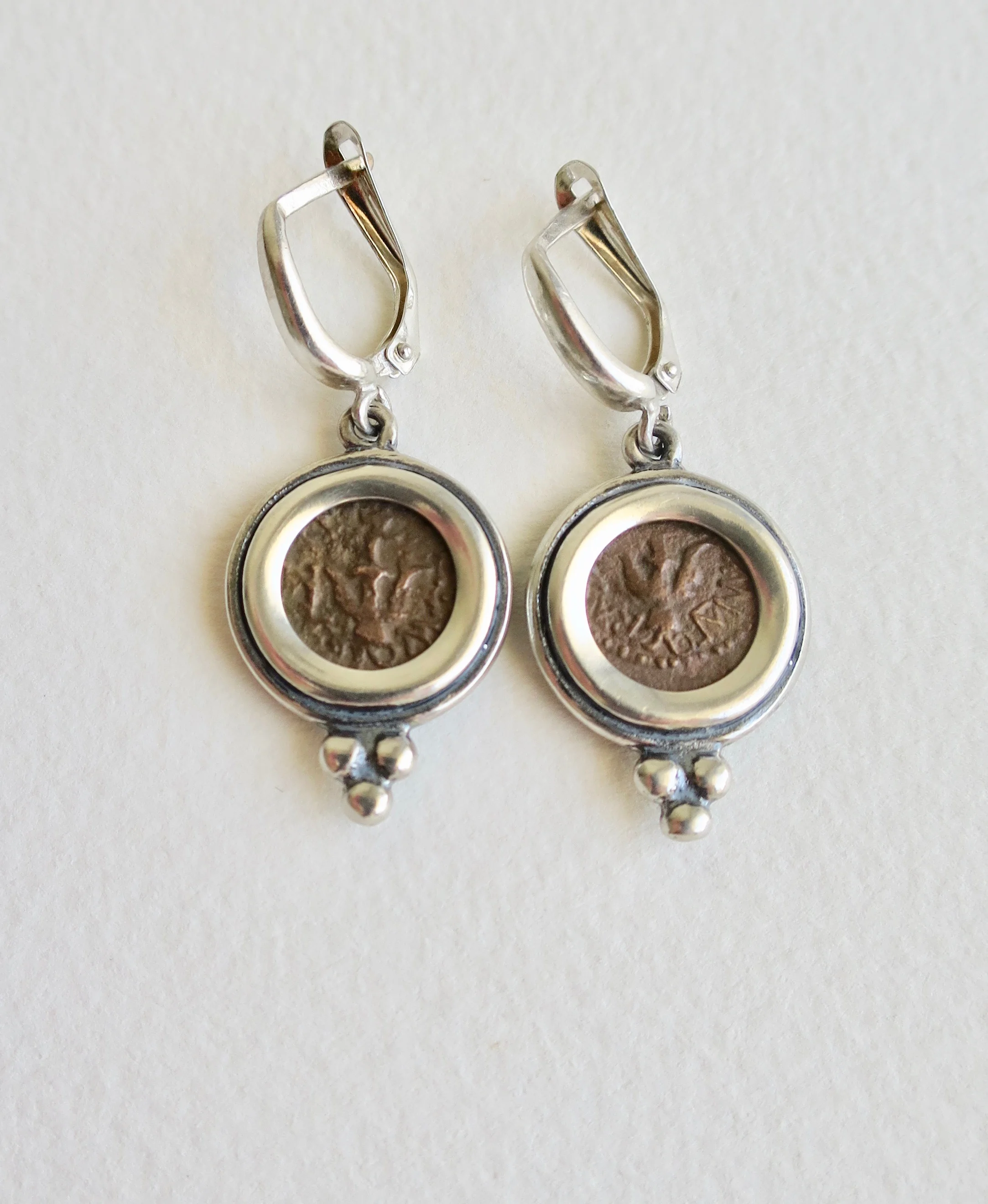 Jewelry Jewellery Widow's mite silver earrings