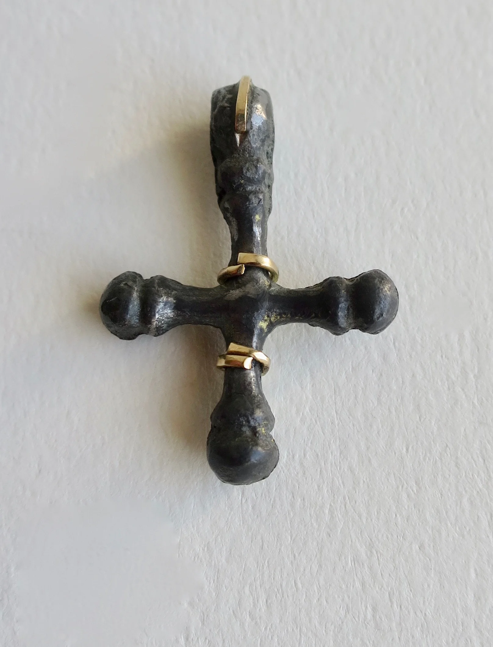 Byzantine bronze cross