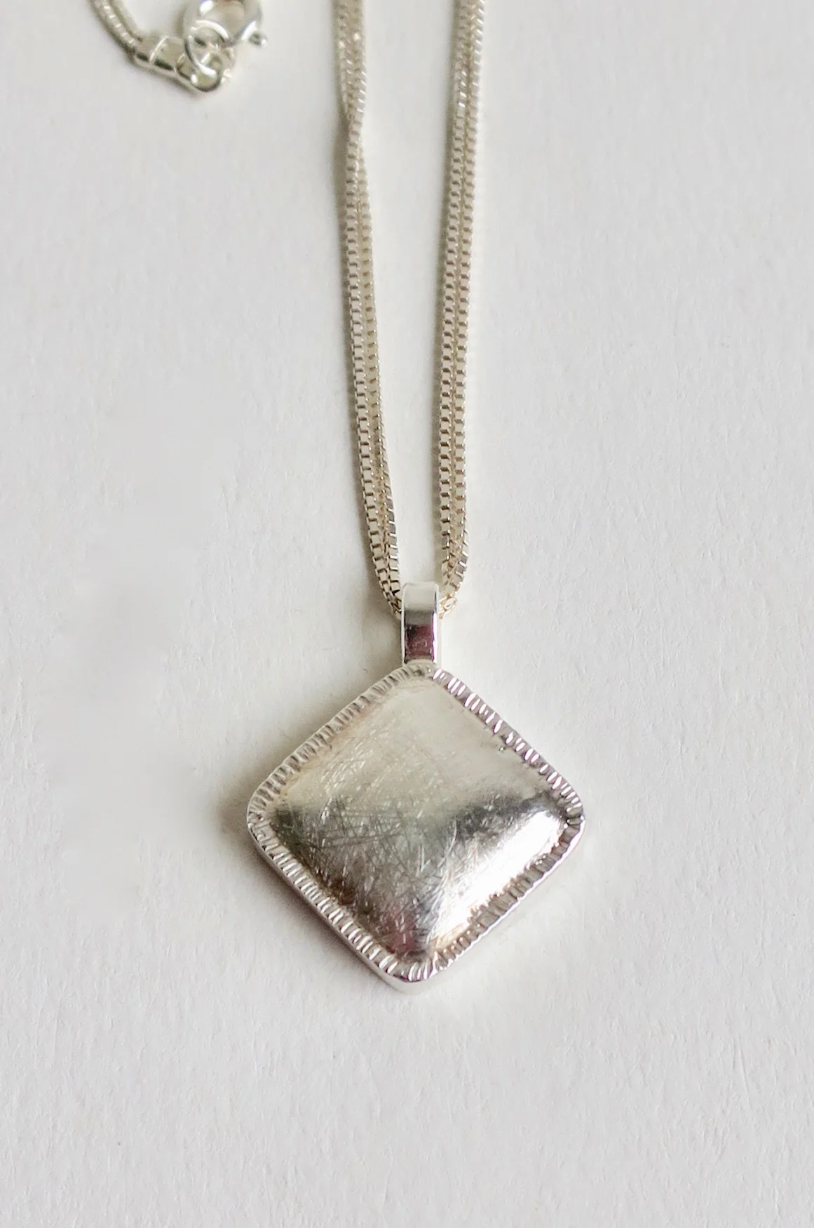 Handmade silver pendant