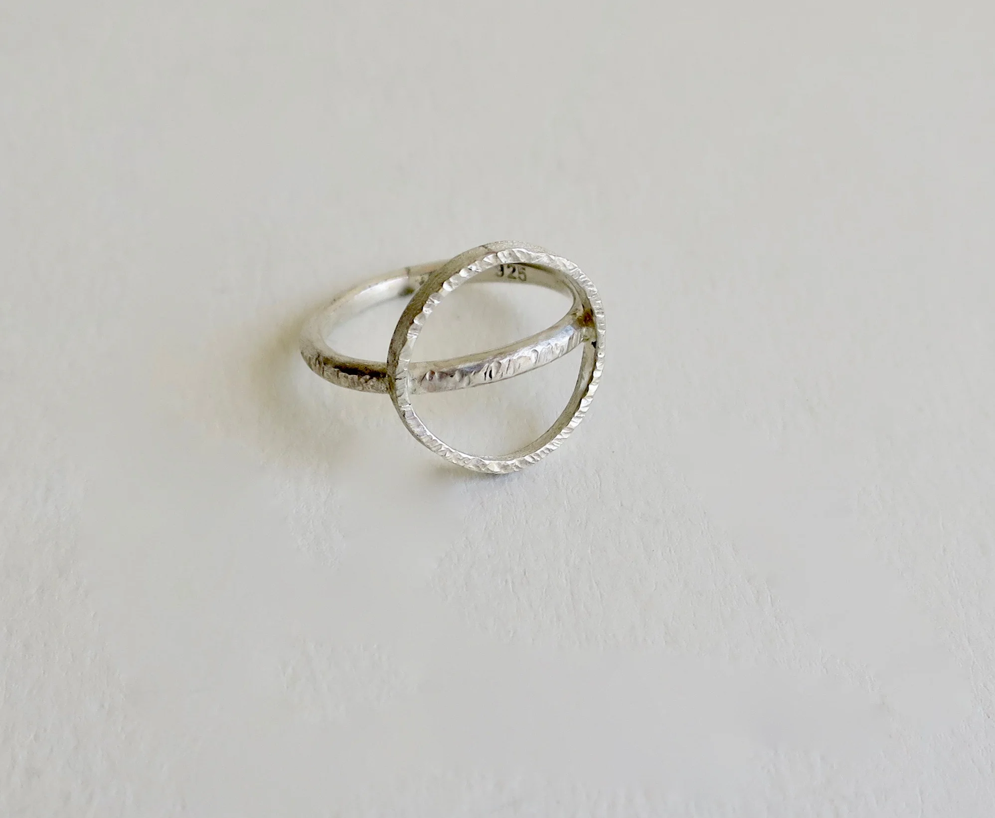 Handmade silver ring