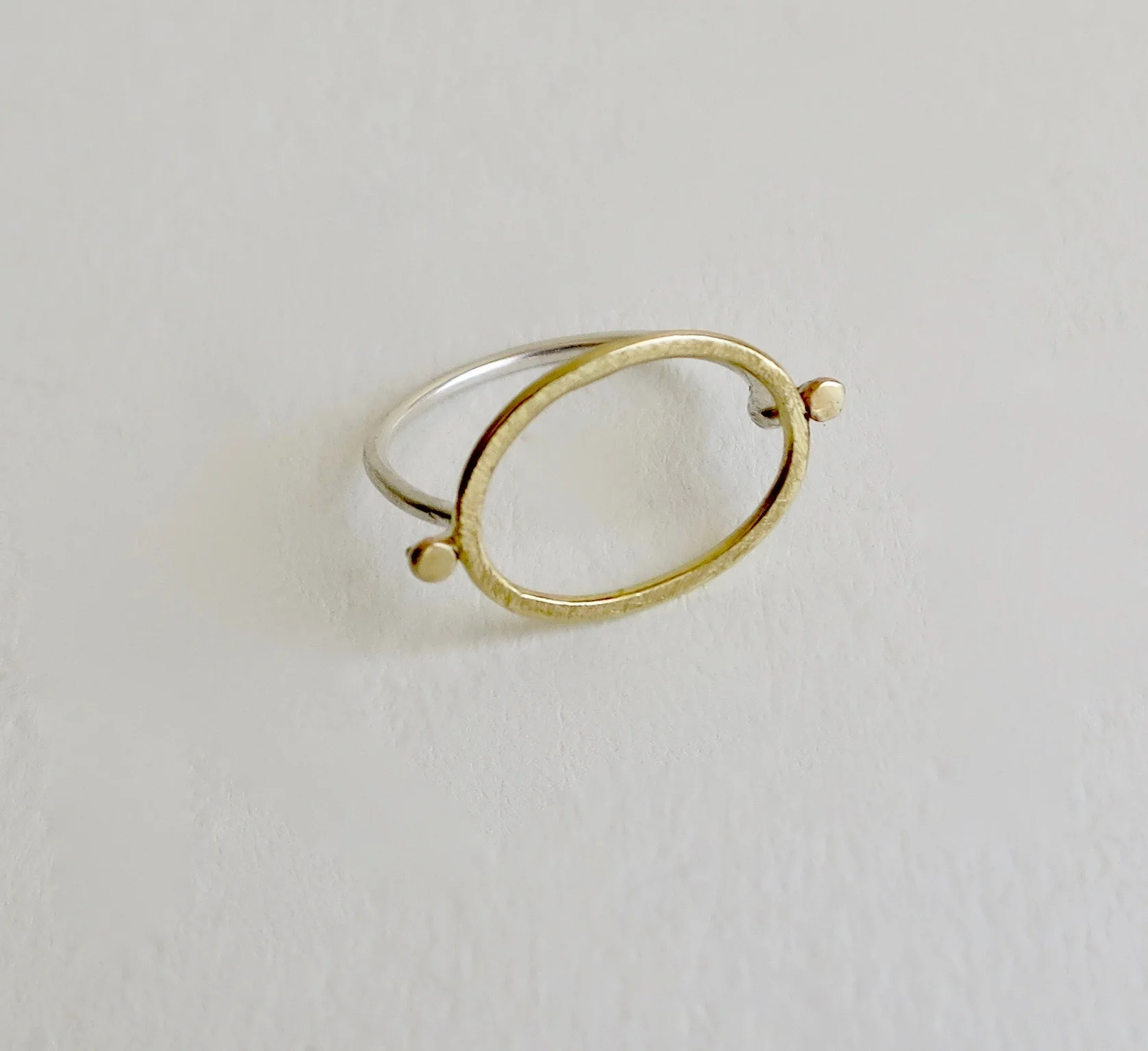 Silver and Gold ring Jewelry Jewellery