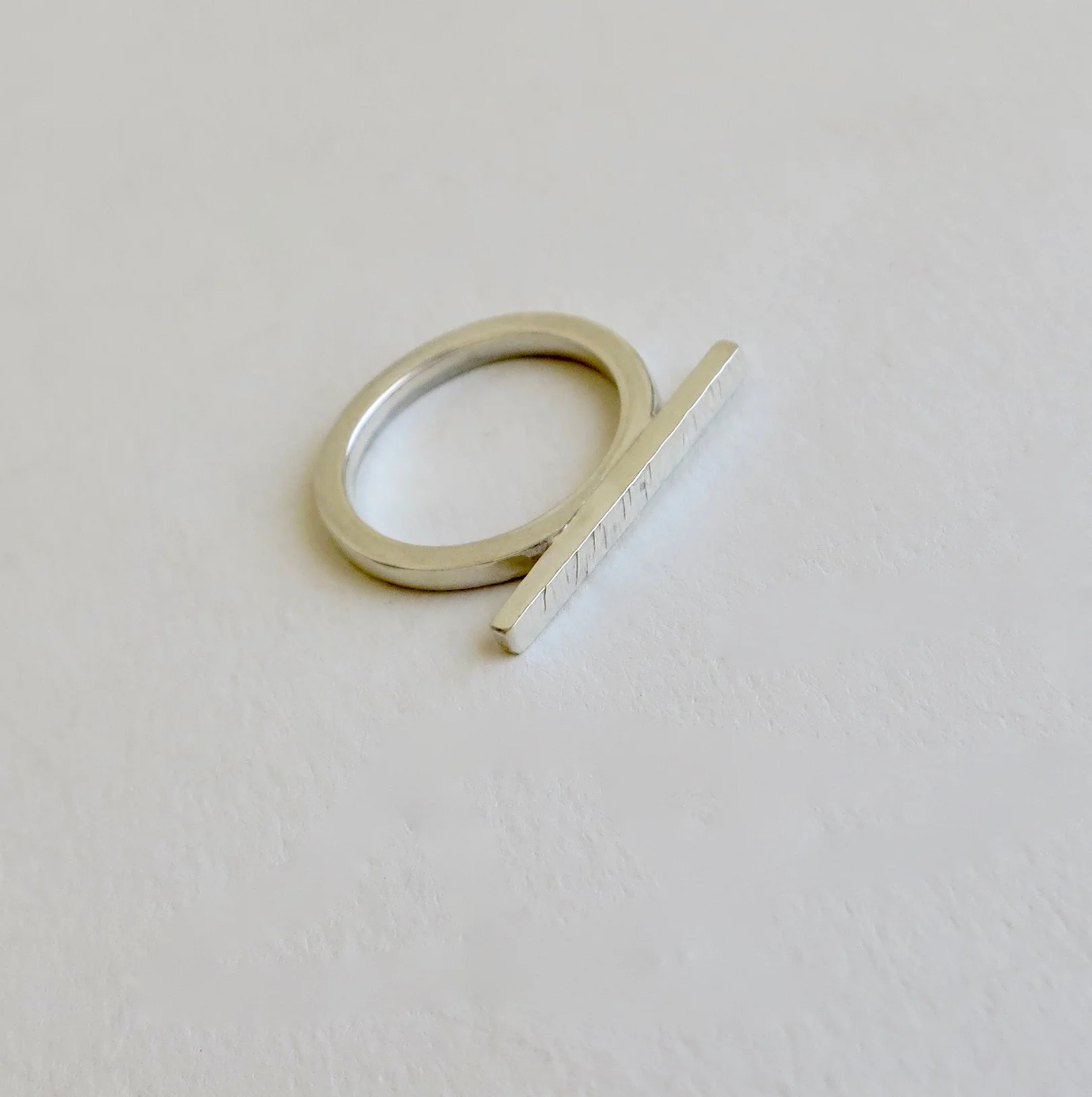 Sterling silver handmade ring