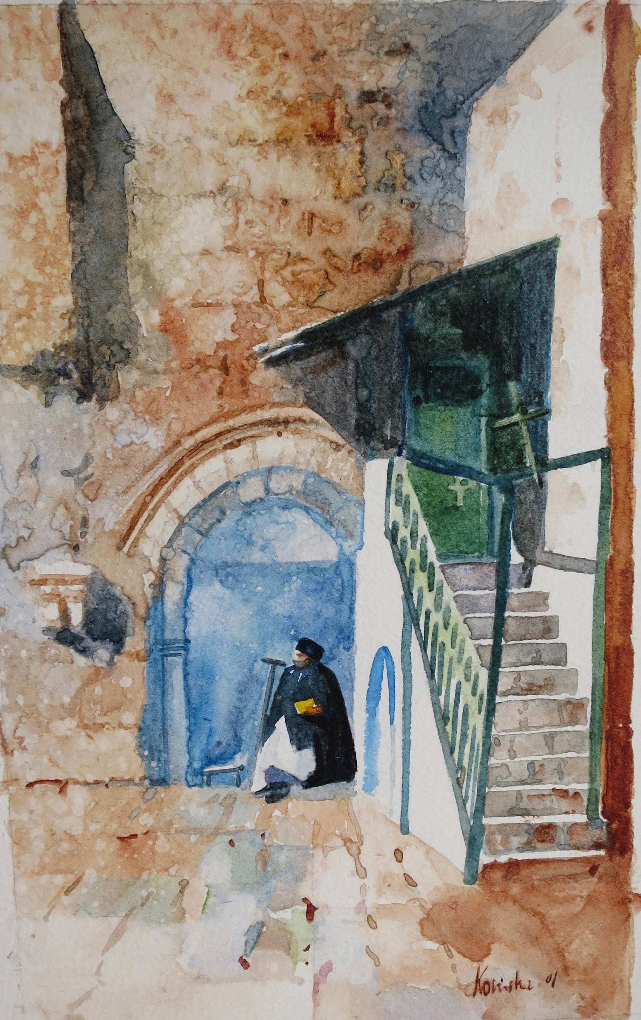 Ethiopian Monk, Jerusalem