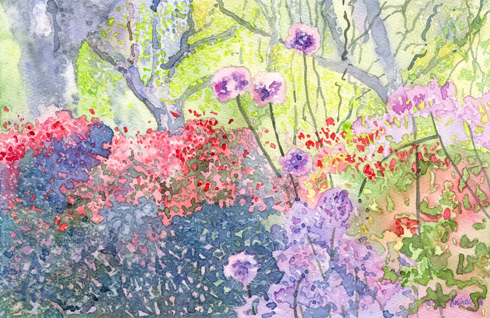 Brookgreen Wild Grasses, Original Watercolour