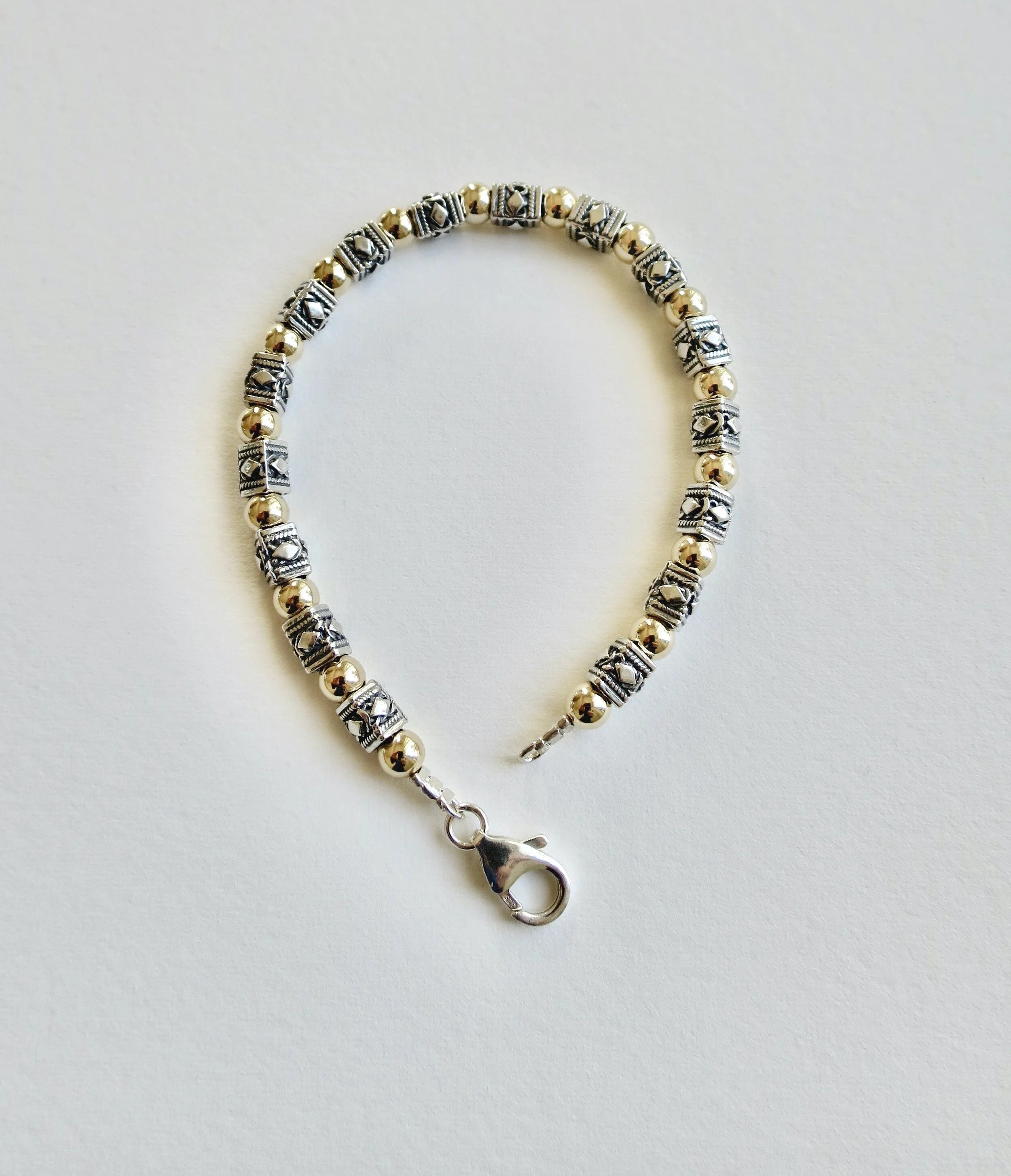 Silver and Vermeil bracelet  Jewellery  Jewelry