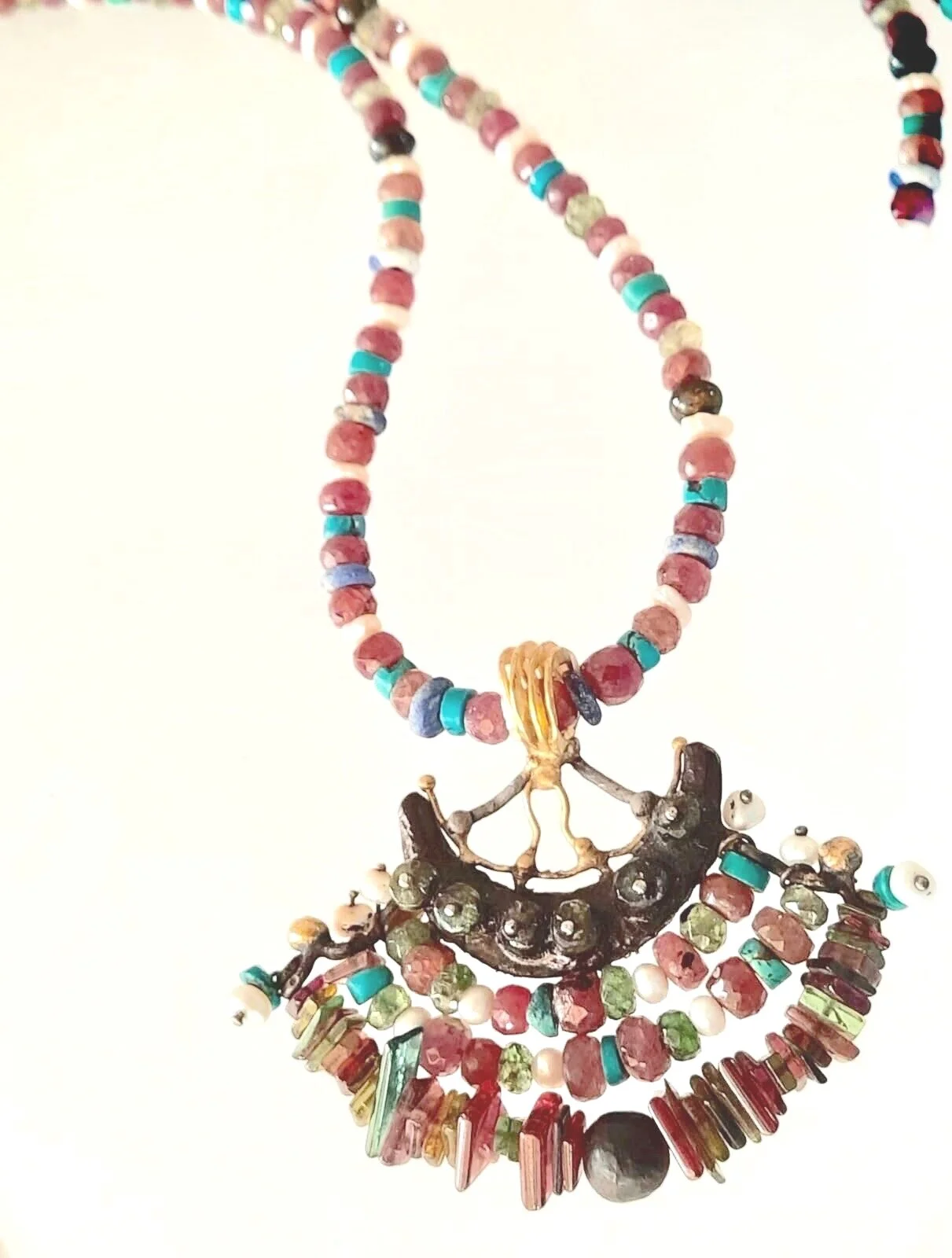 'Bird Tail' woven necklace  Jewellery     Jewelry