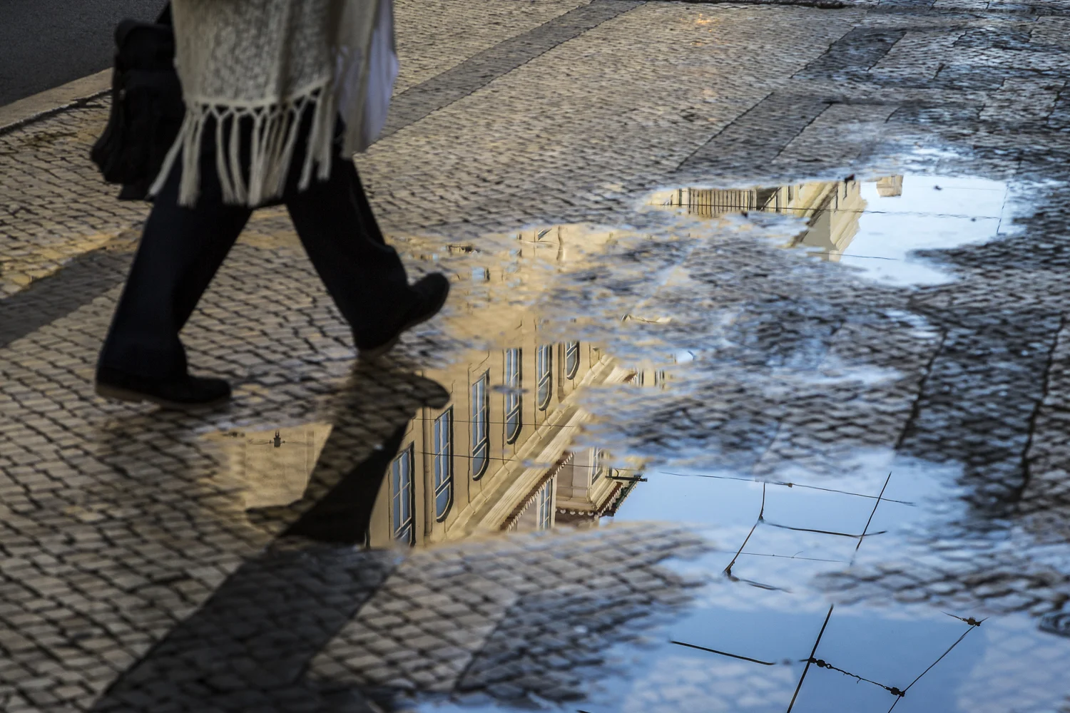 Lisbon architecture reflected.