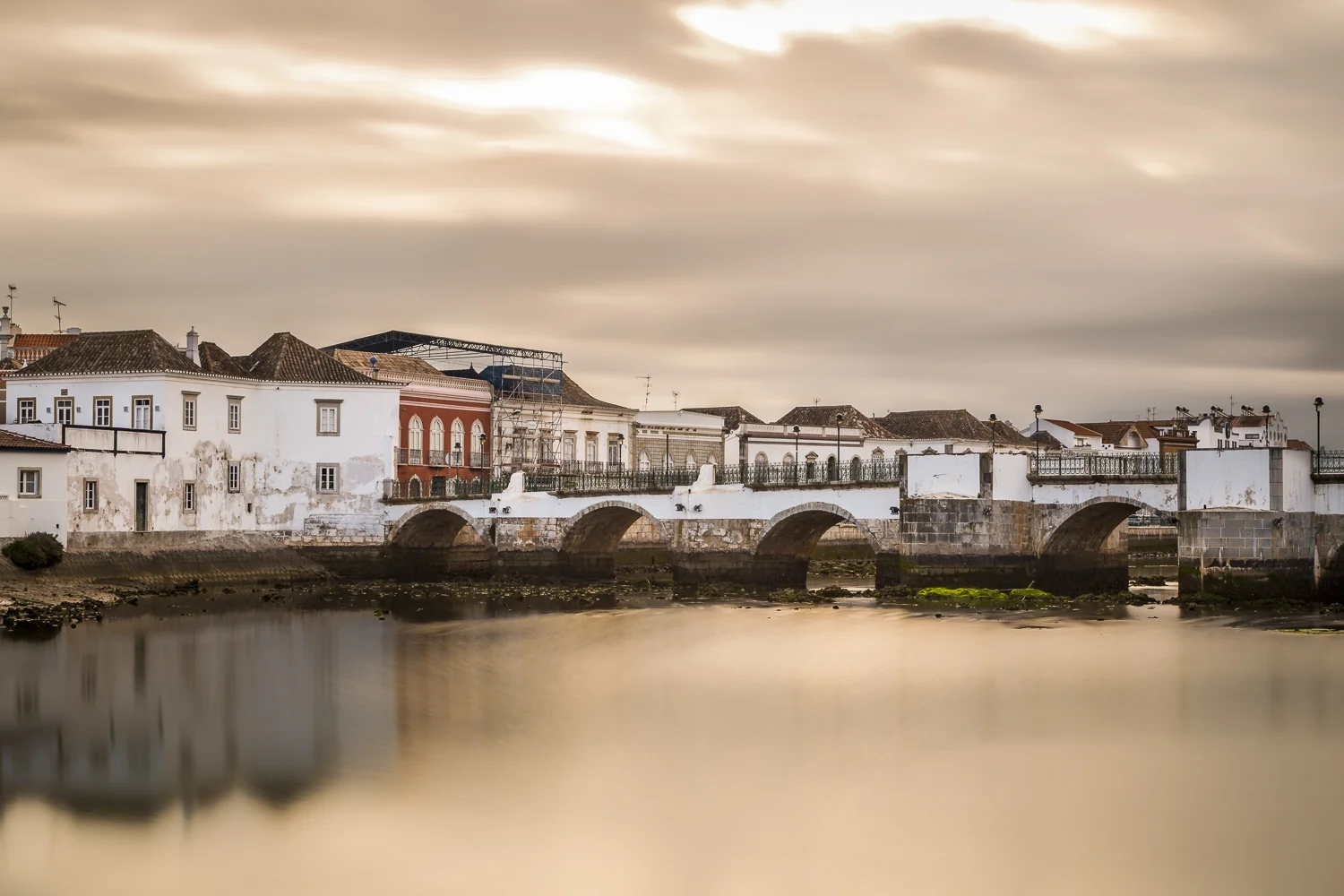 The super cute town of Tavira, the Algarve, Portugal.
