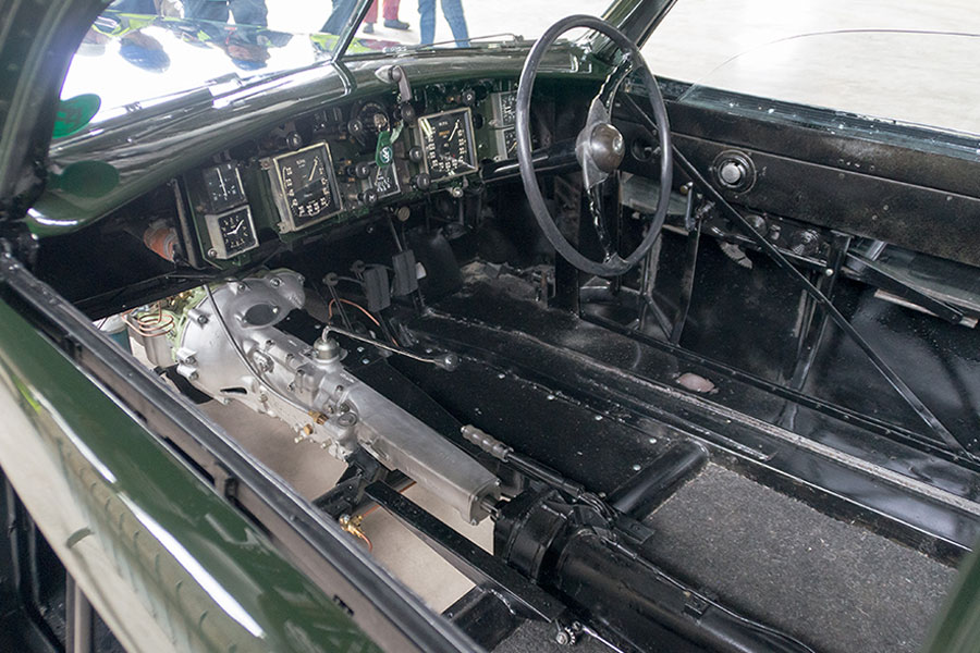 Inside the Bristol 403 which has been restored for our collection.