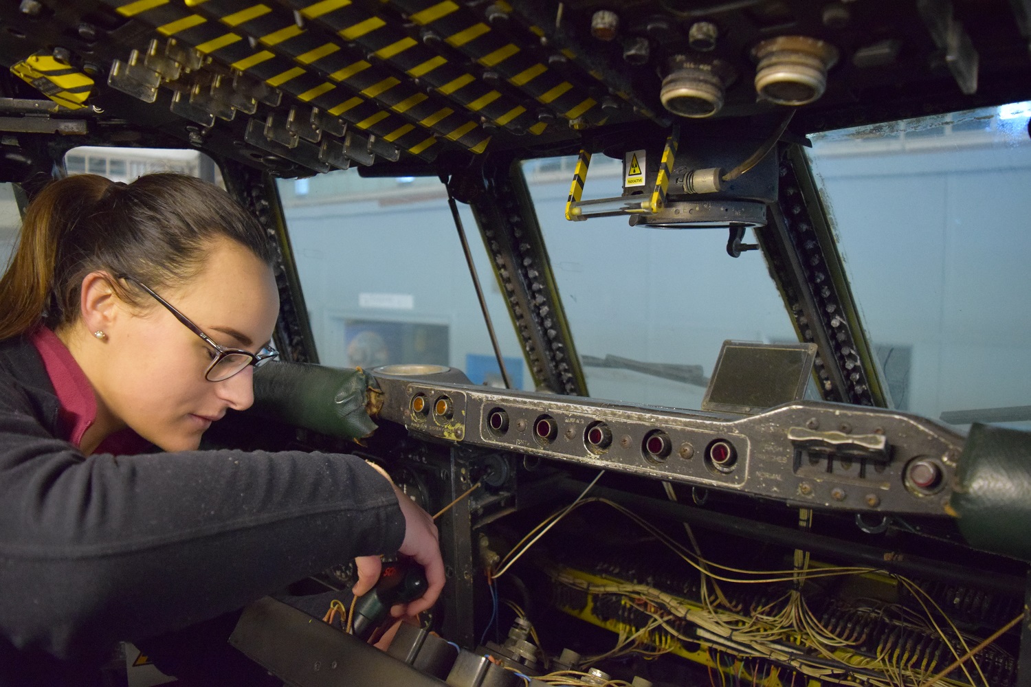 Aerospace Bristol volunteer, Jess Stone