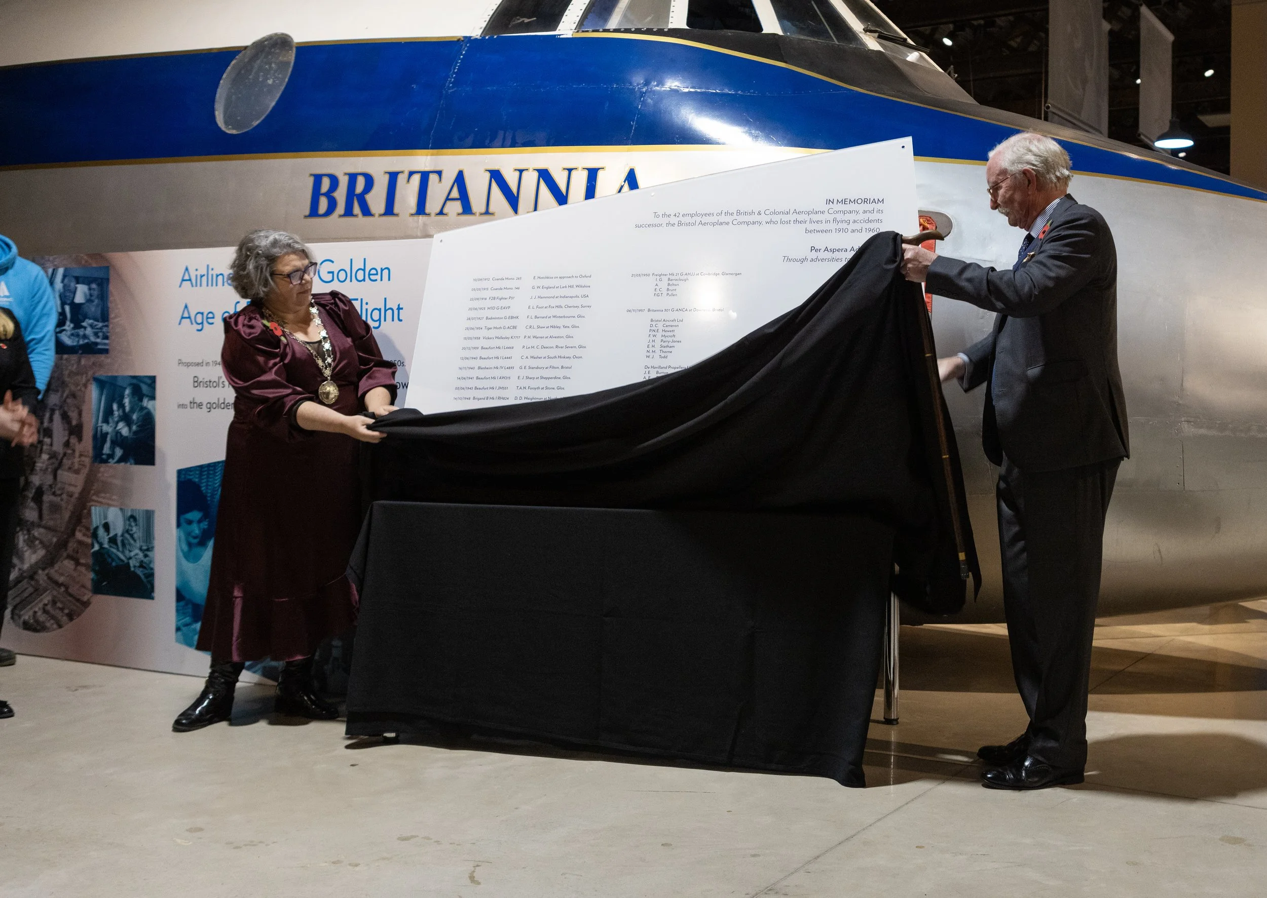 Aviation Heroes Memorial Unveiled
