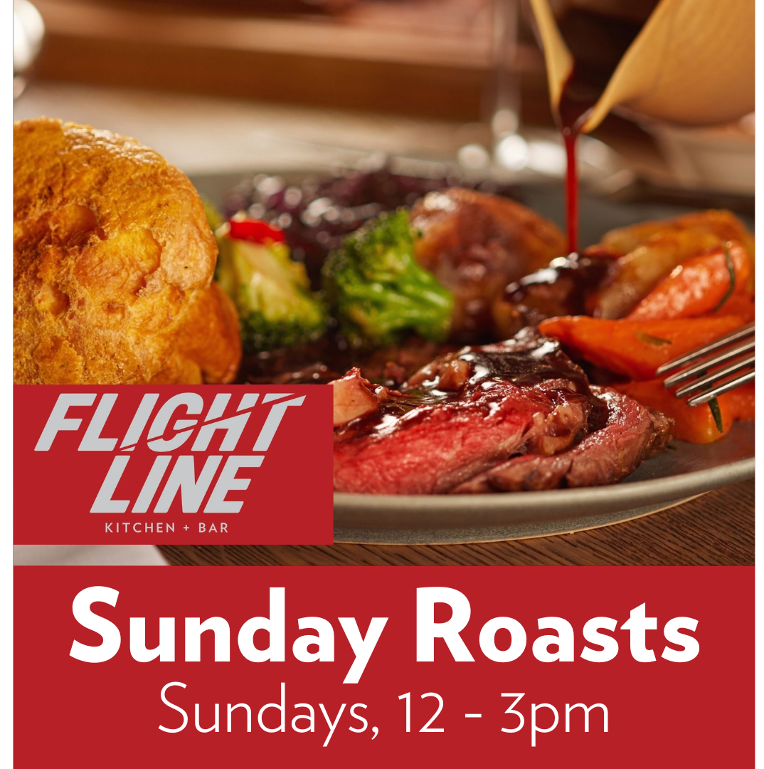 Sunday Roasts at Flightline Kitchen + Bar