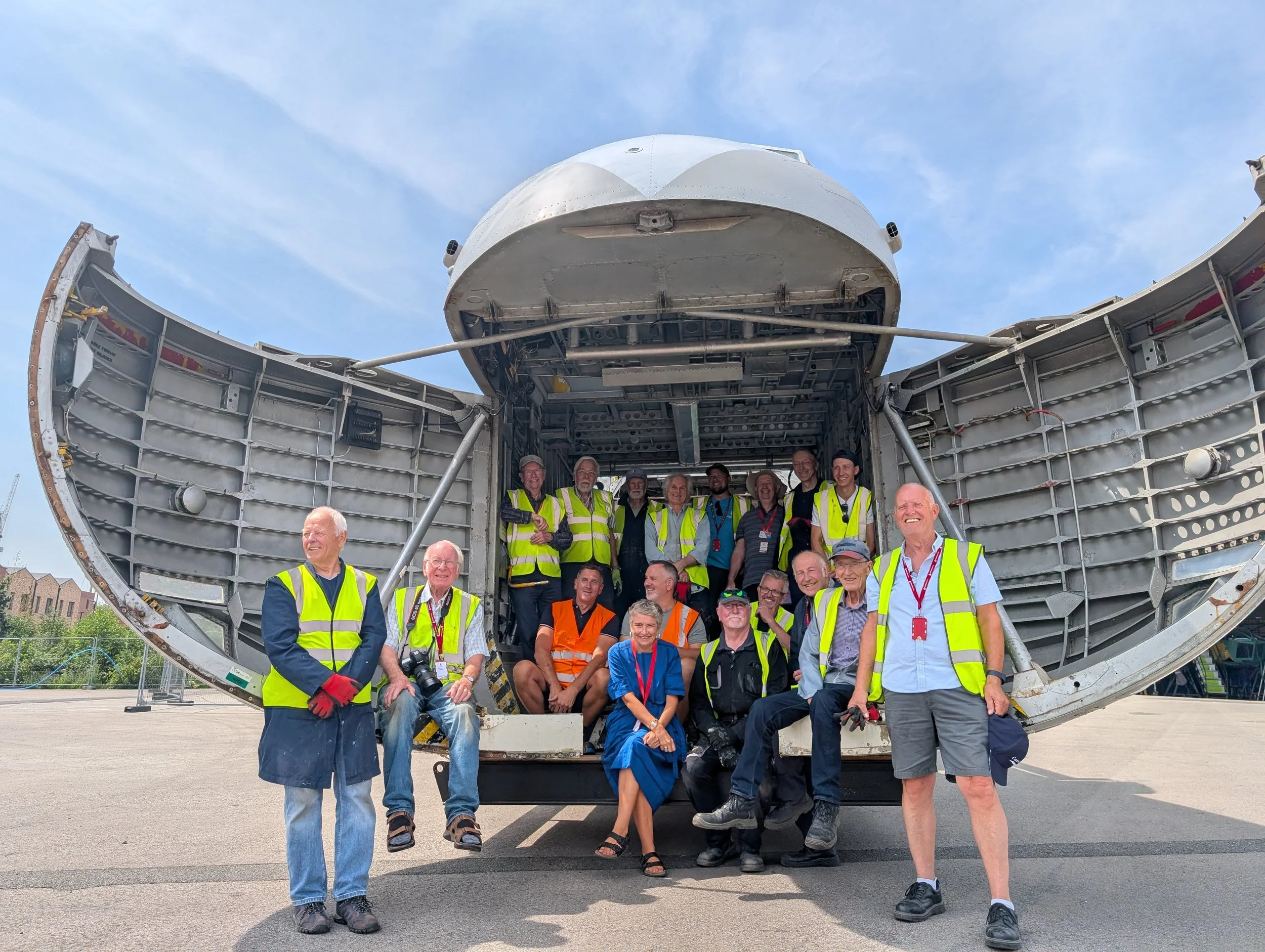 Bristol Freighter reaches major milestone as aircraft moves outdoors