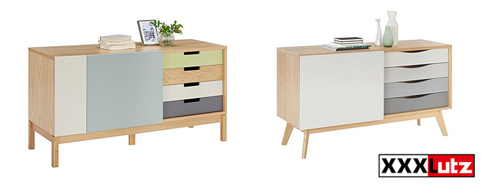 (L-R) Chaser sideboard and Avon sideboard