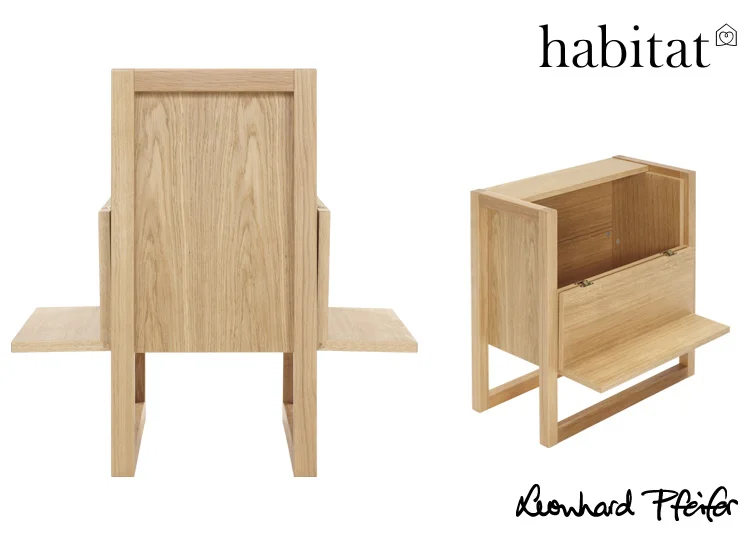 Perfect for Christmas entertaining, the MINI BAR is a great occasional piece, available from Habitat France in Oak