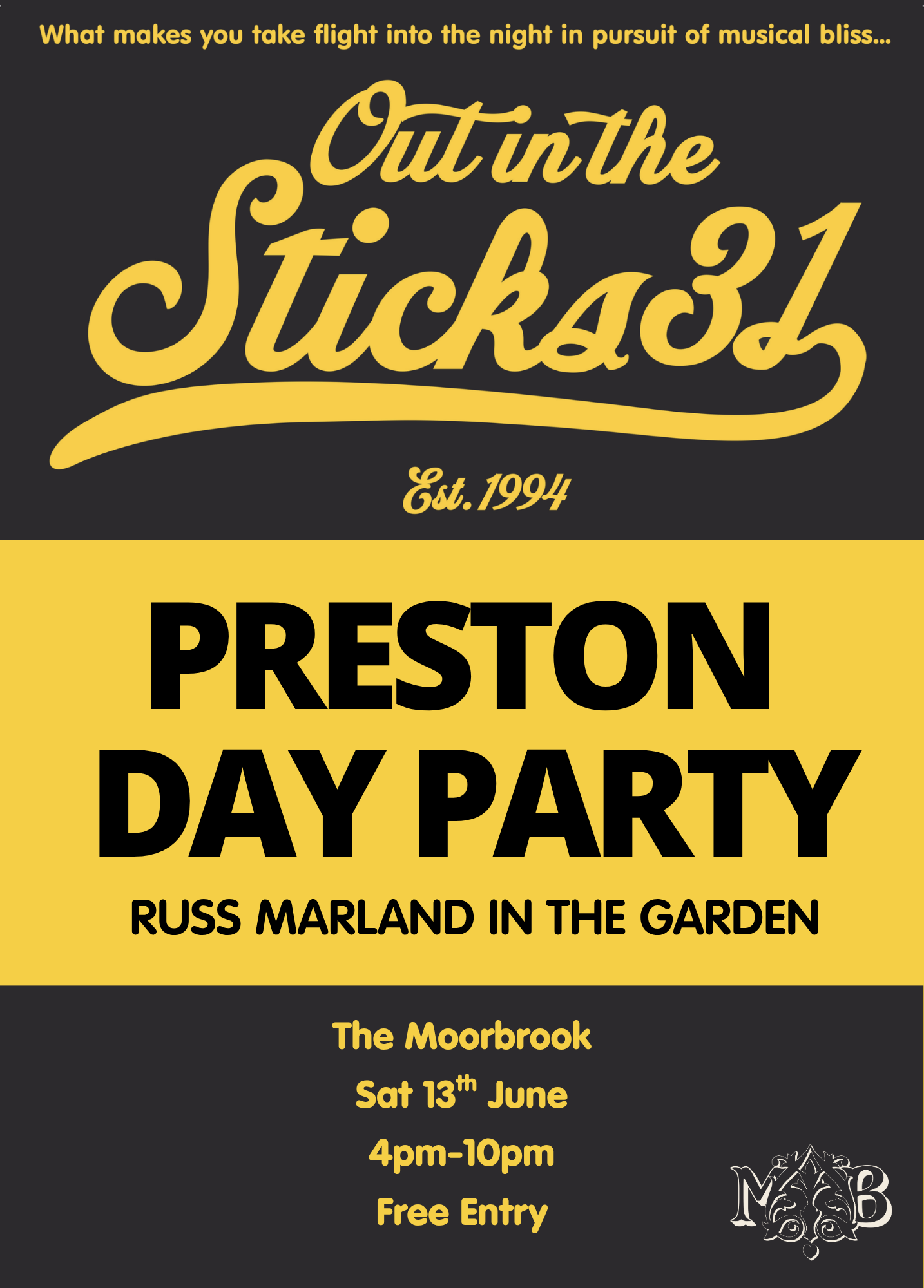 Out in the Sticks Day Party