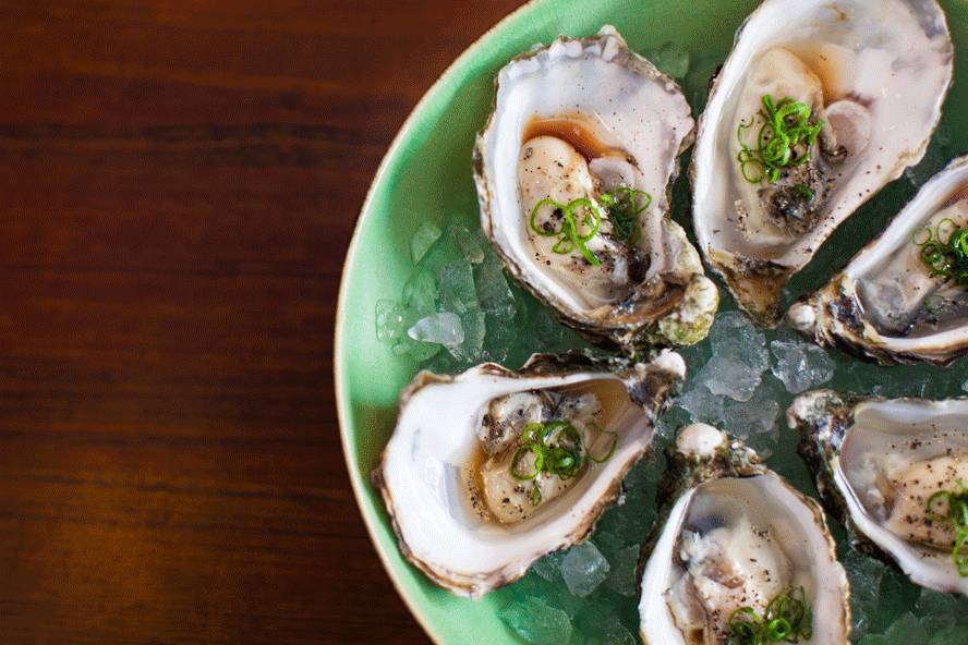oysters & ponzu