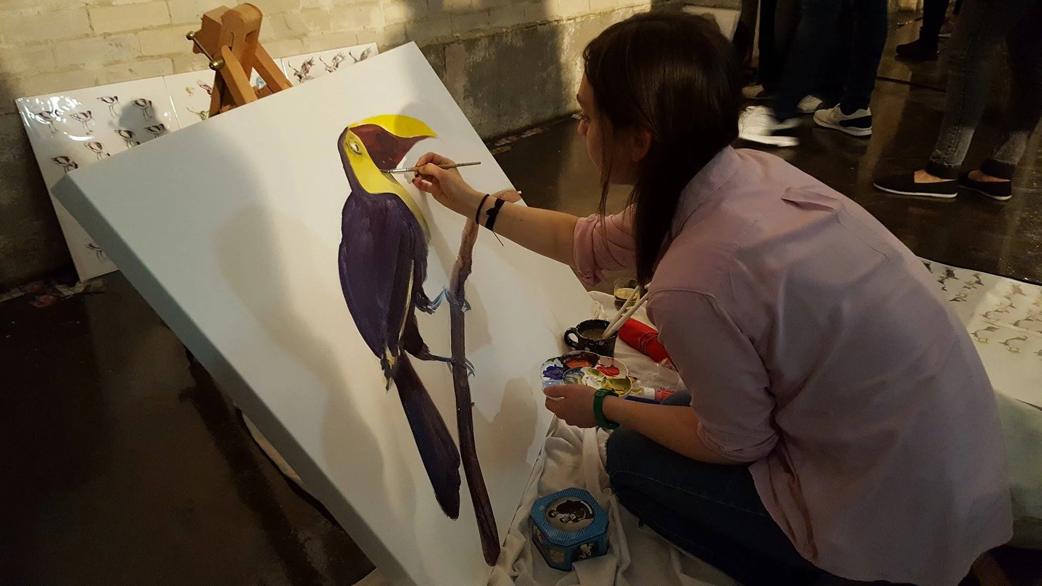 Trying out a Swainson Toucan