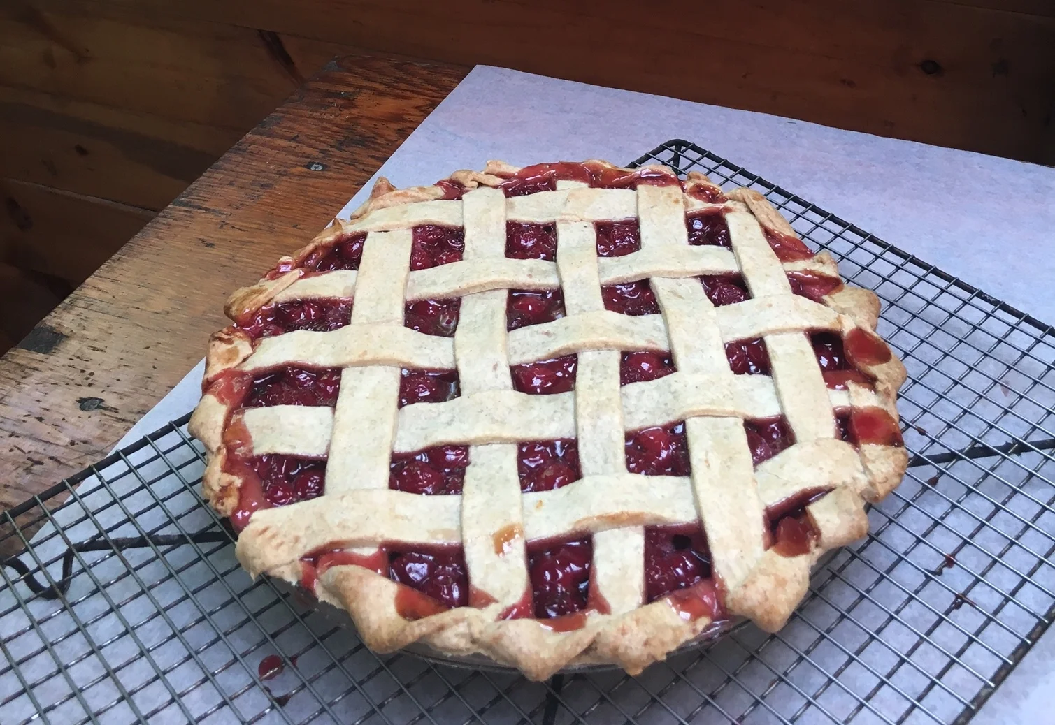 Time for sour cherry pie!
