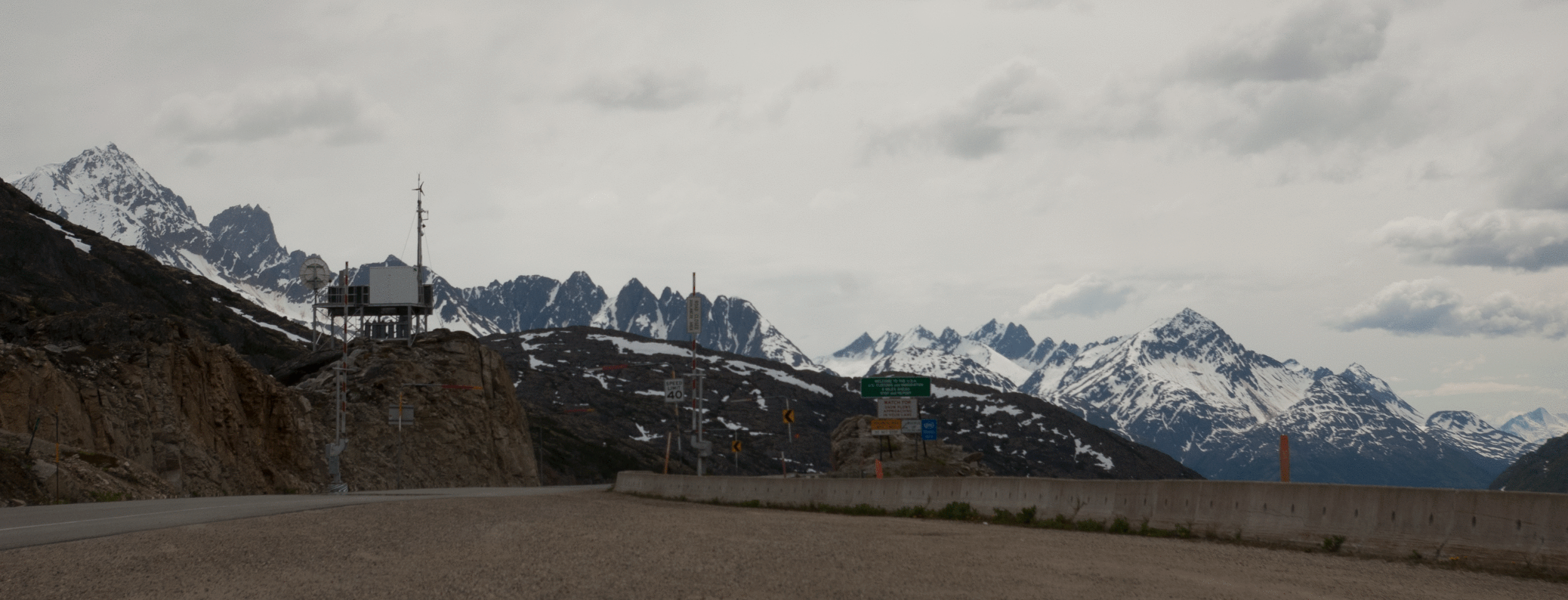 Technically the border: the inspection is brake burning miles ahead