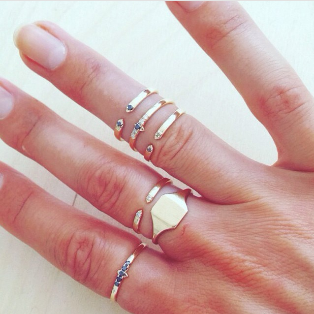 CAROLYN COLBY FINE JEWELRY RING STACK