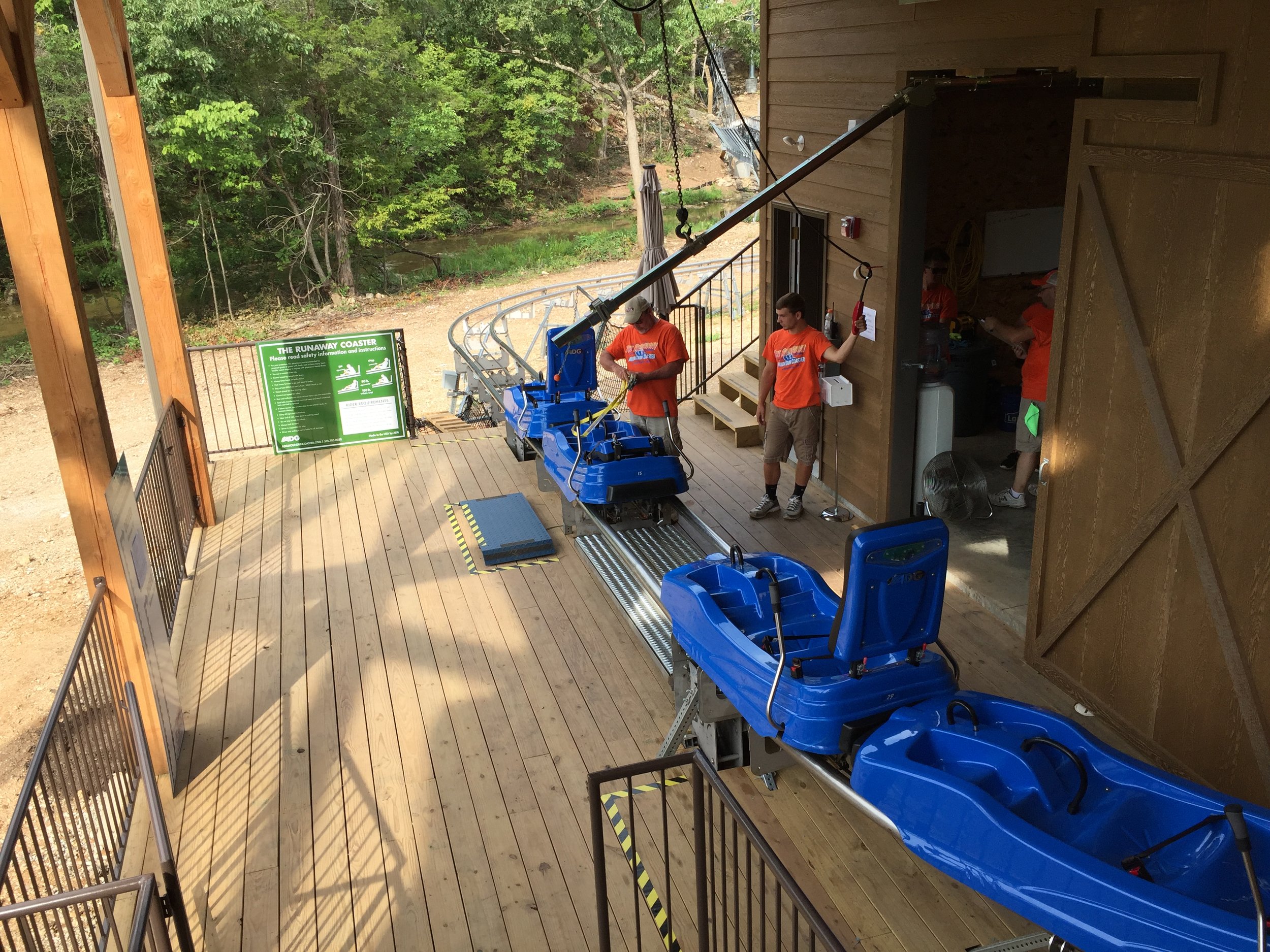 The Runaway Mountain Coaster, Branson, Missouri