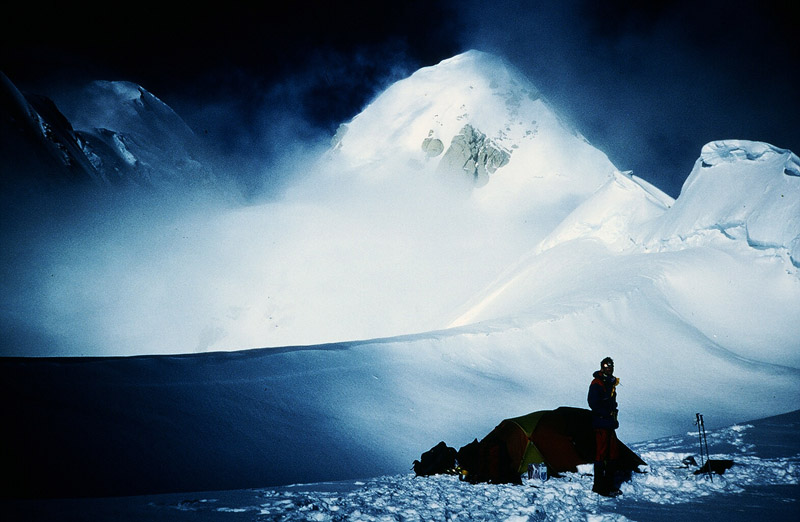 On the 1st Alpine style ascent of the South Buttress, Denali, Alaska