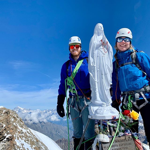 Out and about with Peter & Liz again this summer. After a successful ascent of Mt Vinson, Antarctica last season, they are enjoying some warm Alpine mountaineering on the summit of Gran Paradiso 4061m. Such a good preparation for a Mt Blanc attempt but also a beautiful summit in its own right...
. .
.
#antarcticlogistics
#brit_mt_guides