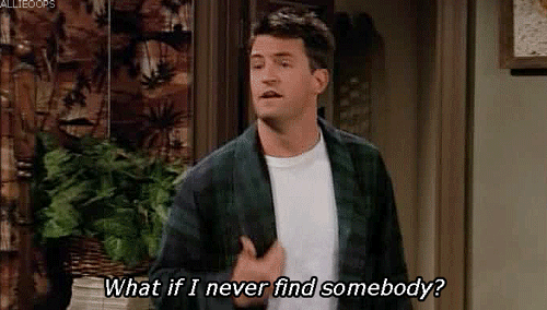 what if I dont find somebody chandler.gif