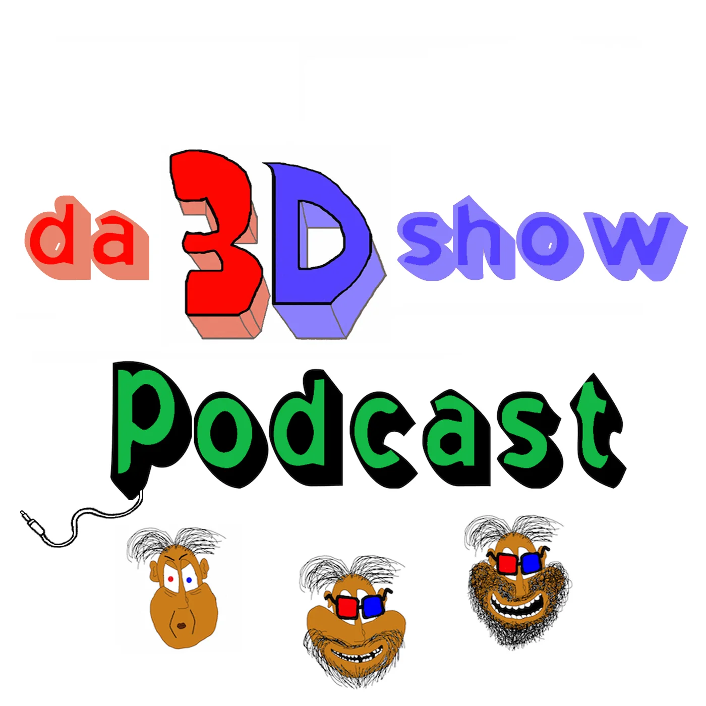 I made this new Da 3D Show Podcast art! 