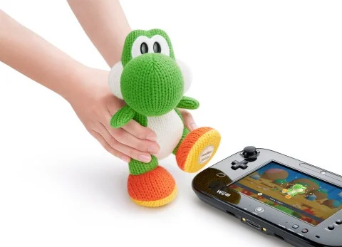 The Mega Yarn Yoshi amiibo goes on sale Nov. 15 at a suggested retail price of $39.99. (Photo: Business Wire)