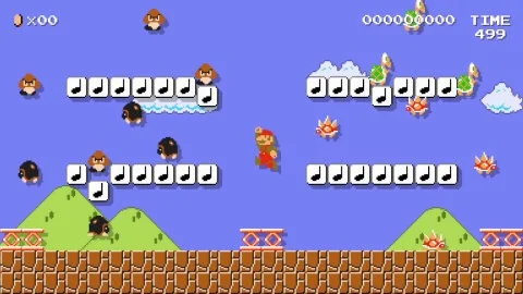 The Super Mario Maker game is available exclusively for the Wii U console on the 11th of September . (Photo: Business Wire)