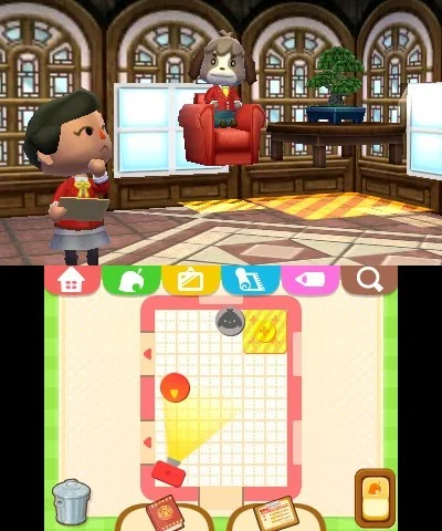 In Animal Crossing: Happy Home Designer, all of your favorite Animal Crossing villagers are seeking new looks for their homes, and you're the designer!