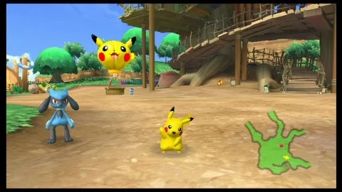 Play as Pikachu as you run, jump and smash your way through an action-packed adventure in PokéPark Wii: Pikachu's Adventure. (Graphic: Business Wire)