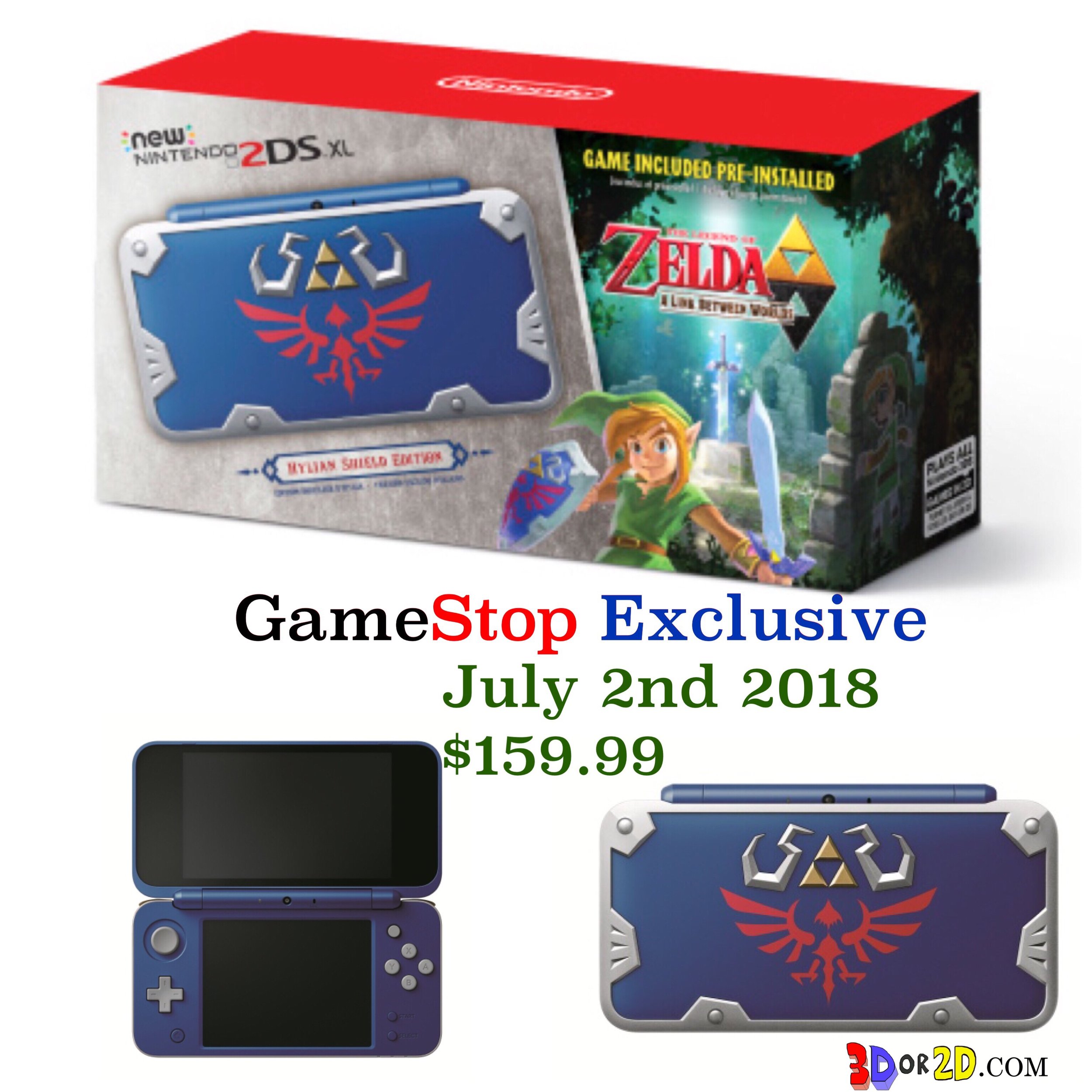 nintendo 2ds xl games gamestop