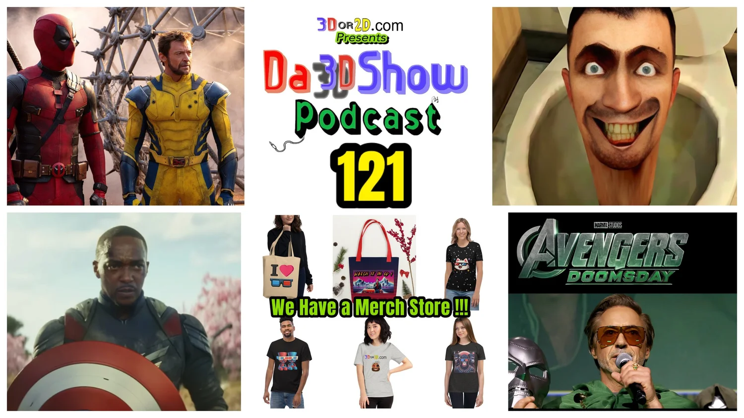 Da 3D Show 121 episode artwork
