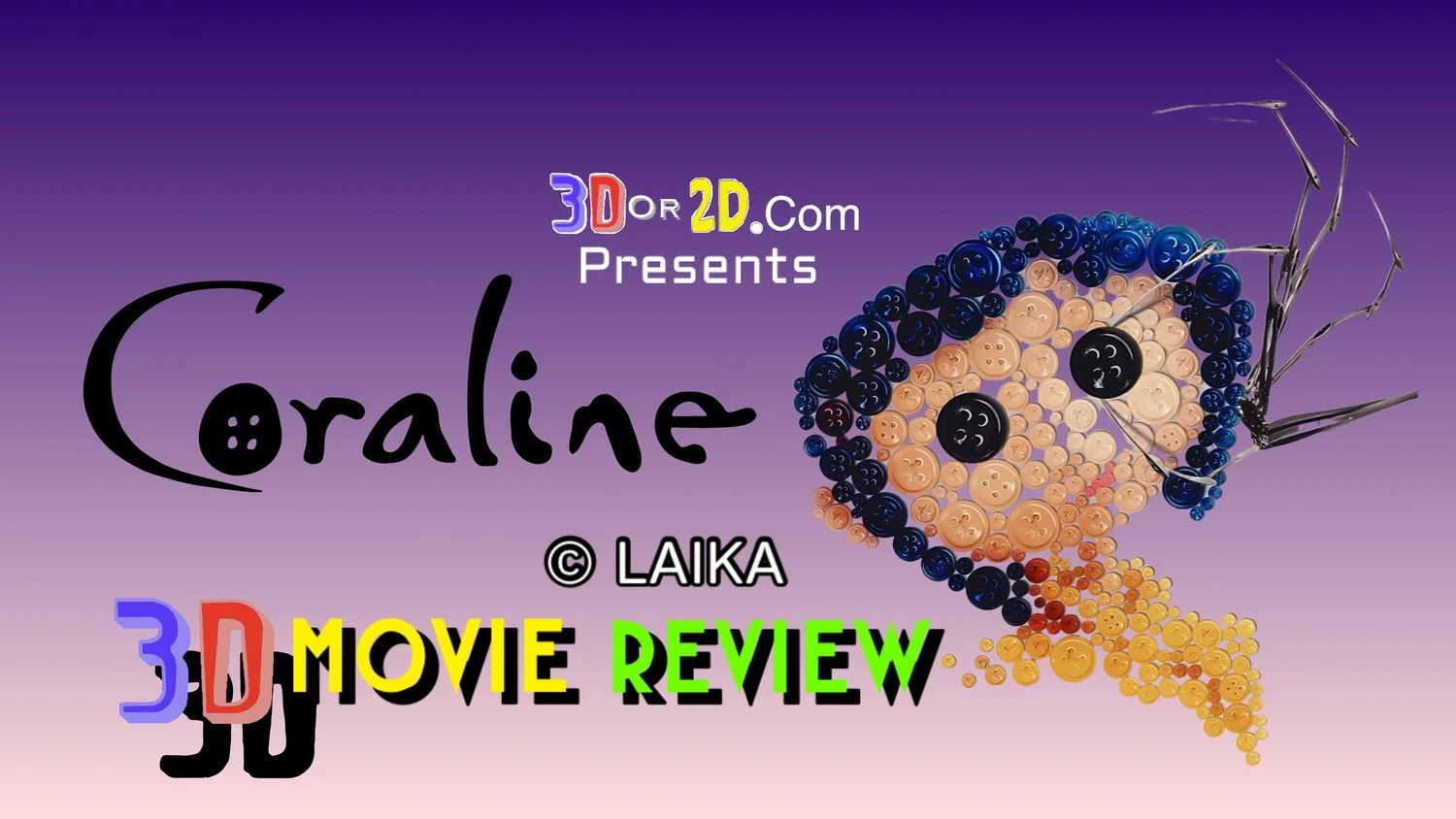 Coraline 3-D Movie Review