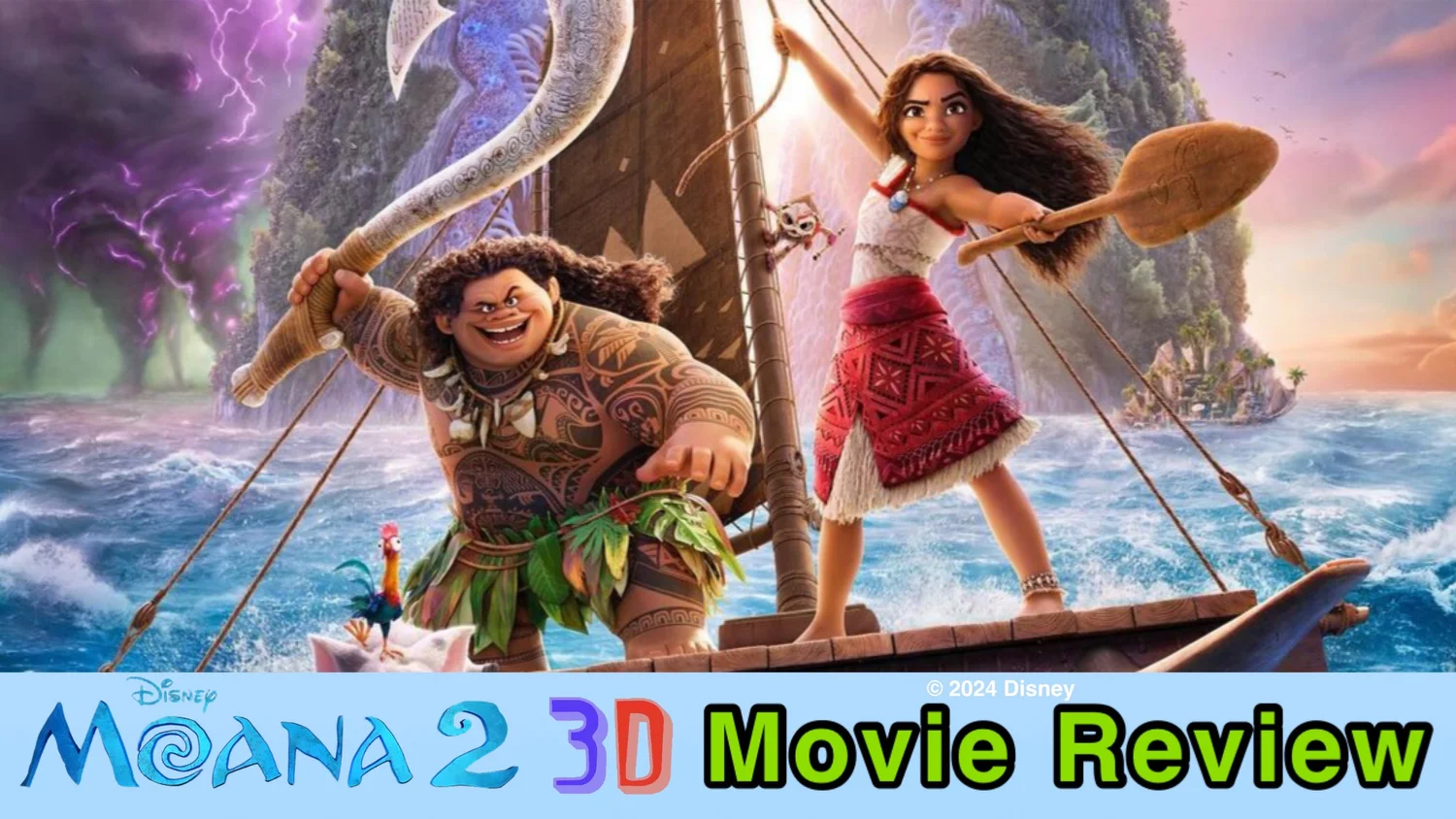 Moana 2 3-D Movie Review