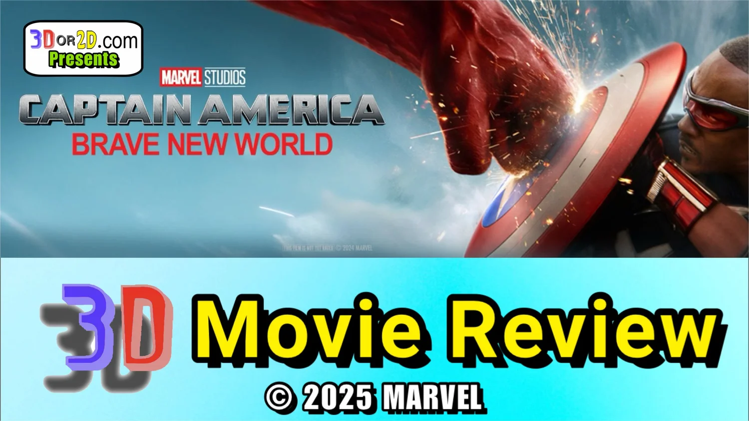 Captain America Brave New World 3-D Movie Review