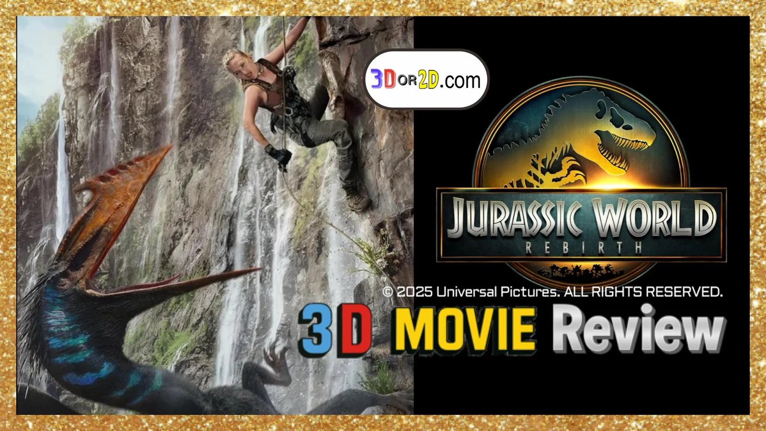 Jurassic World Rebirth 3D Movie Review