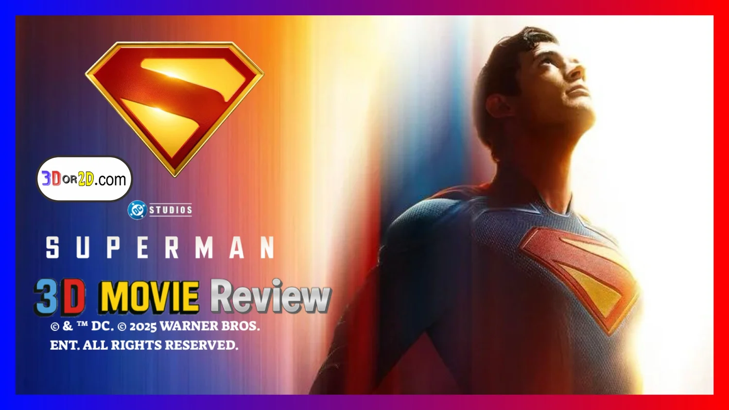 Superman 2025 3-D Movie Review