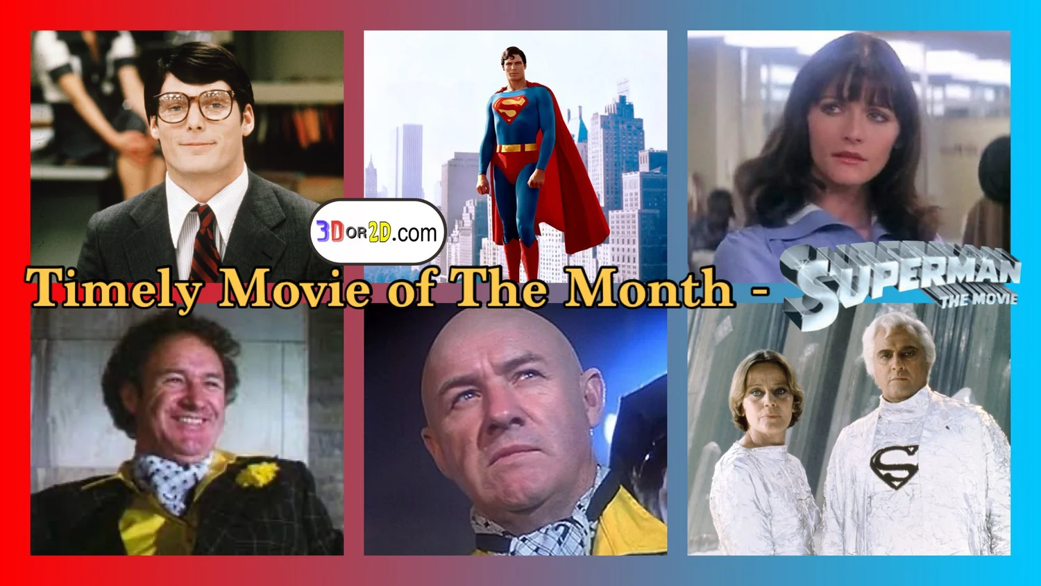 Timely Movie of the Month - Superman 1978