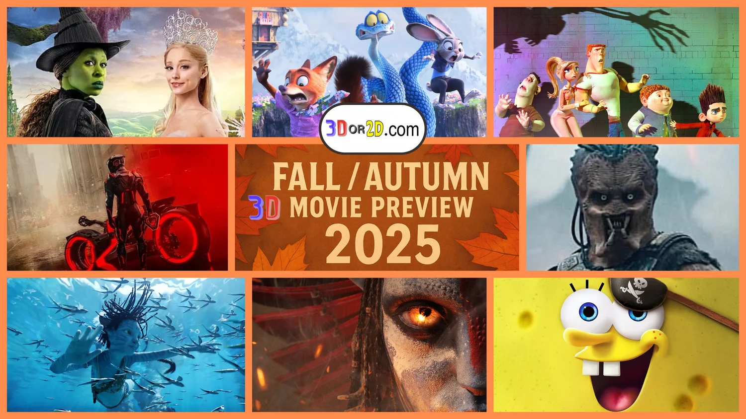 Fall / Autumn 3D Movie Preview 2025
