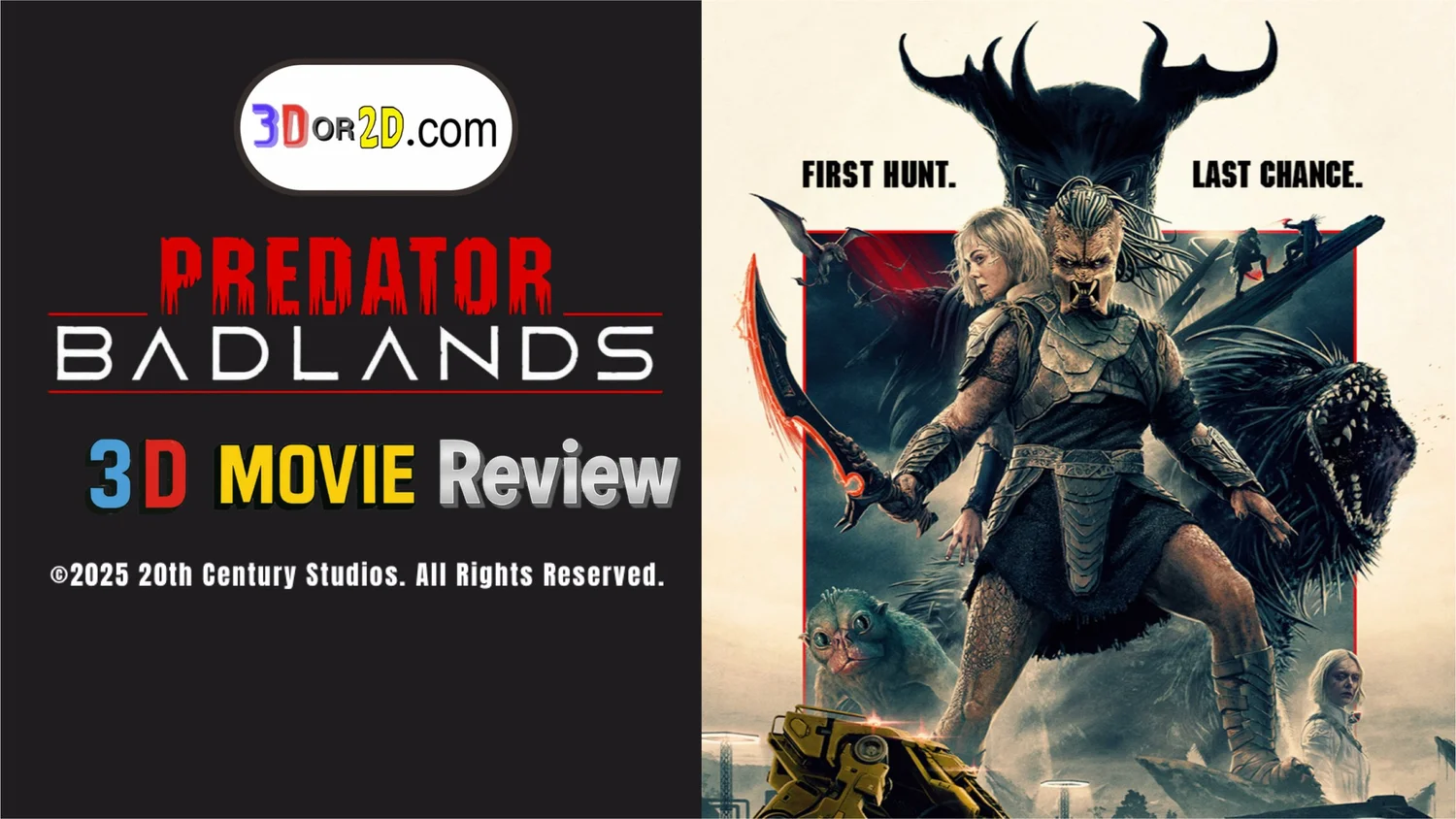 Predator Badlands 3-D Movie Review