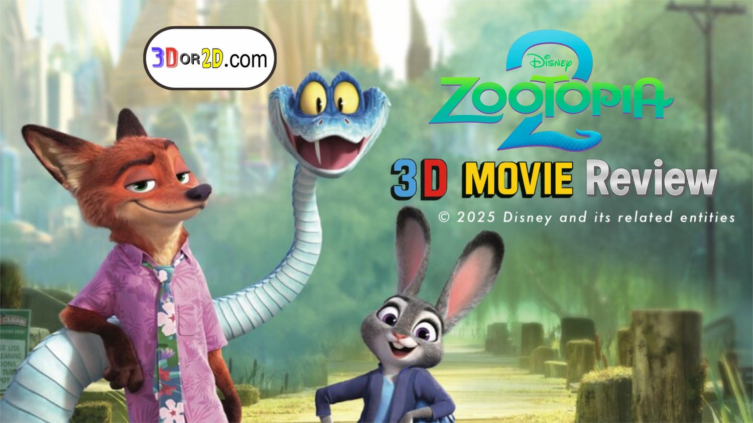 Zootopia 2 3-D Movie Review