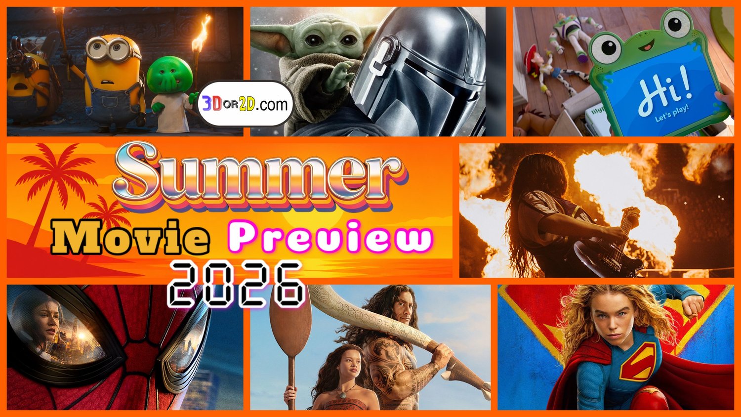 Summer Movie 3D And 2D Preview 2026
