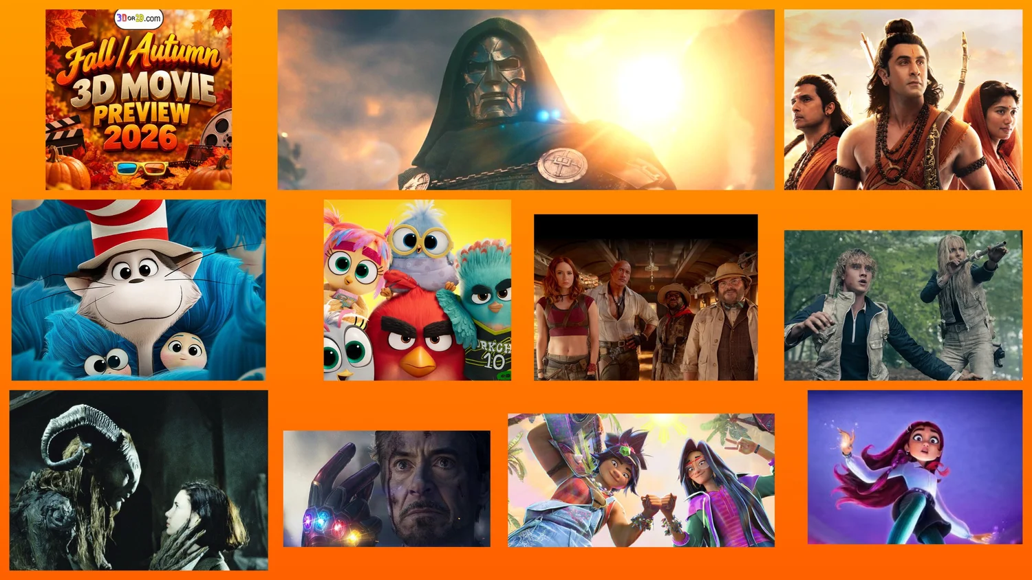Fall Autumn 3D Movie Preview 2026